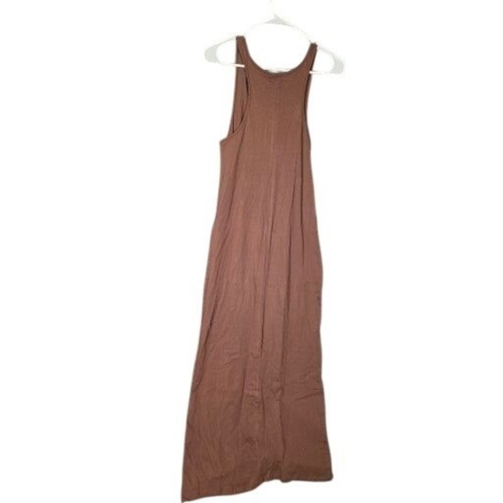 Panhandle Slim Brown Tribal Print Racerback Maxi Dress Sz S Casual Boho Chic - Picture 2 of 8
